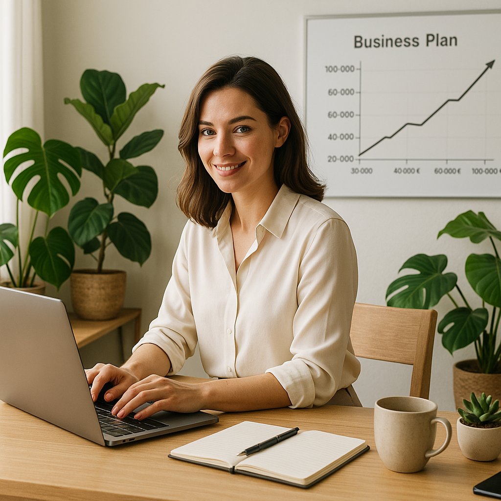 Успешная удалённая предпринимательница