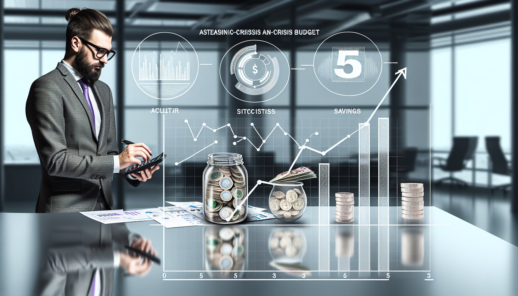 Anti-crisis budget infographic