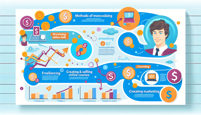 Monetizing skills infographic