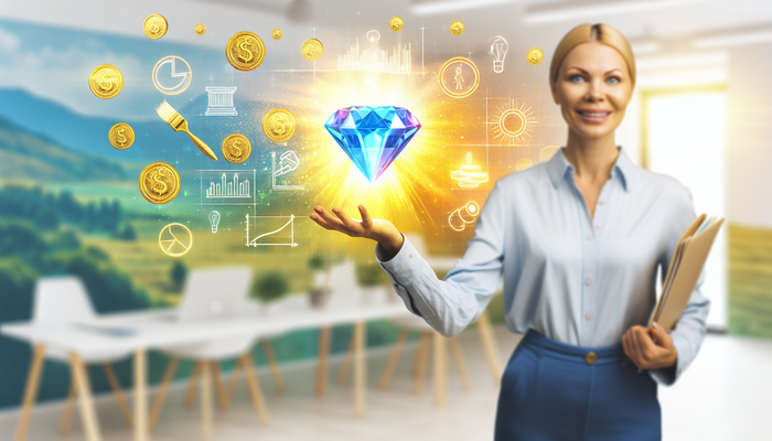 Уверенная профессионалка трансформирующая навыки