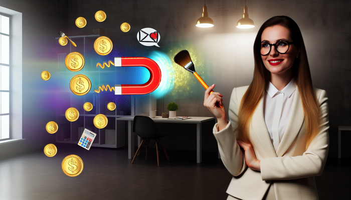 Женщина притягивает талантами