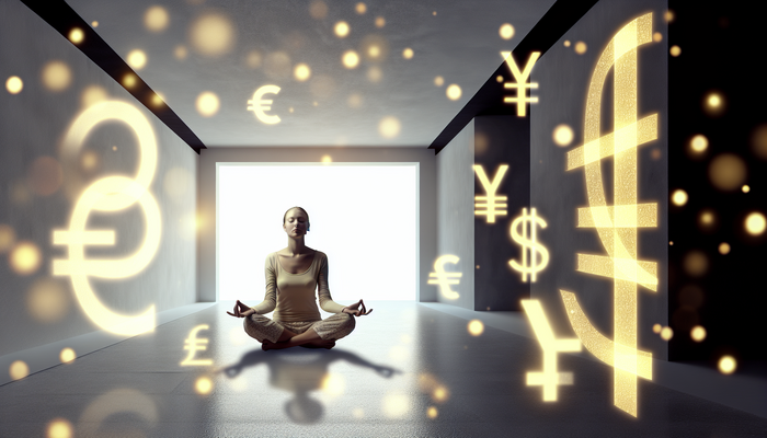 Meditating with financial abundance