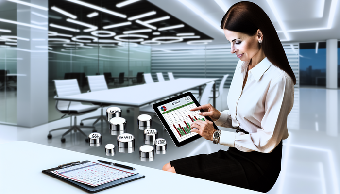 Financial planning professional reviewing strategy