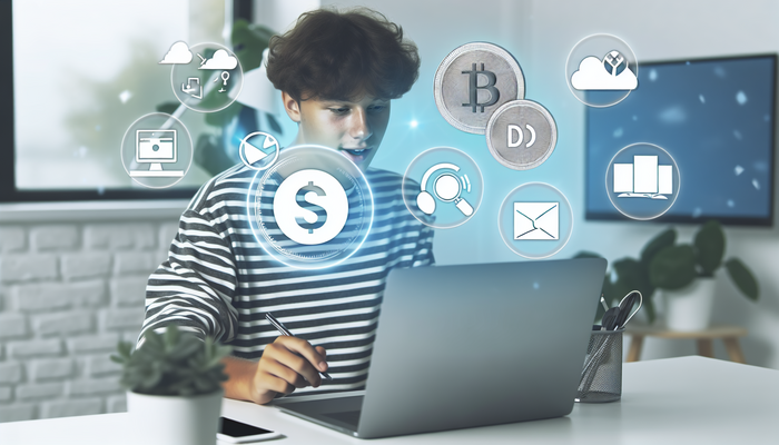 Freelancer monetizing microtasks