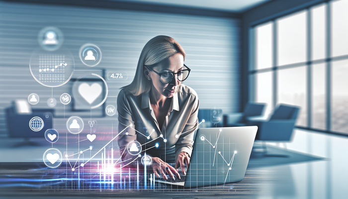 Профессионал анализирует контент