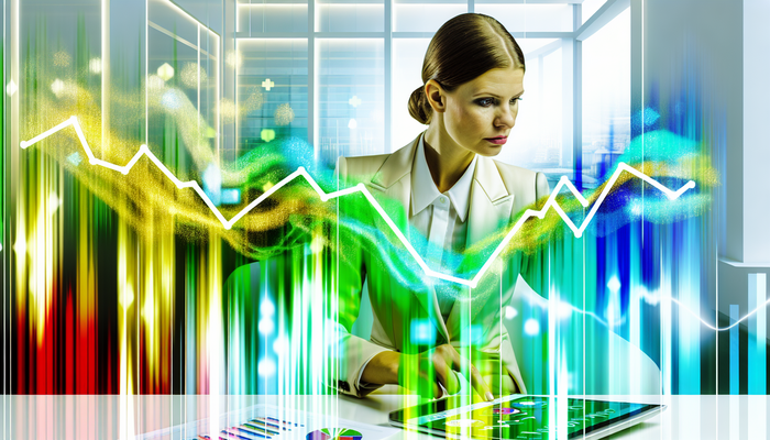 Financial mindset color symbolism