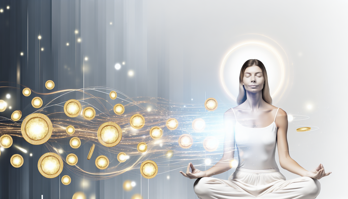 Meditating with financial abundance