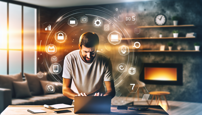 European entrepreneur typing