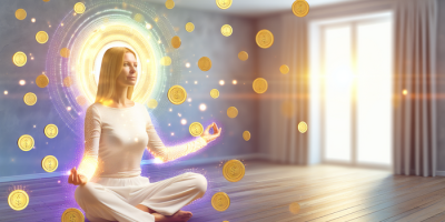 Женщина привлекает изобилие