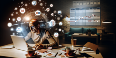 Entrepreneur planning digital products